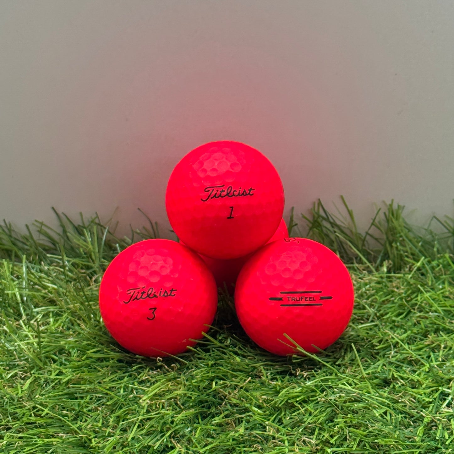 Titleist Trufeel Matte Red