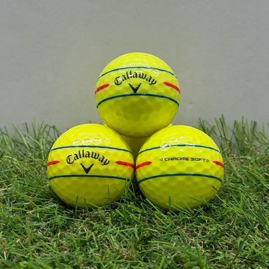 Callaway Chrome Soft Triple Track 360 Yellow